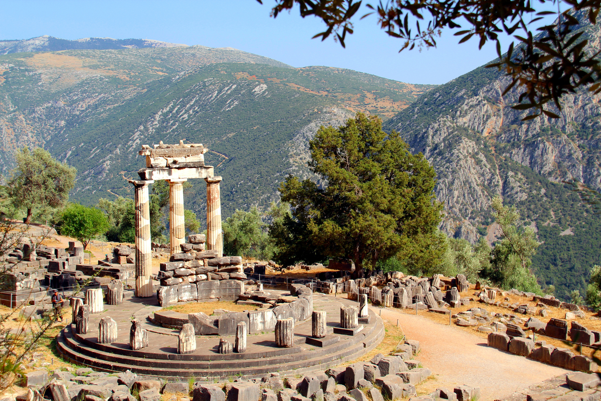 Ancient Greek Delphi Temple